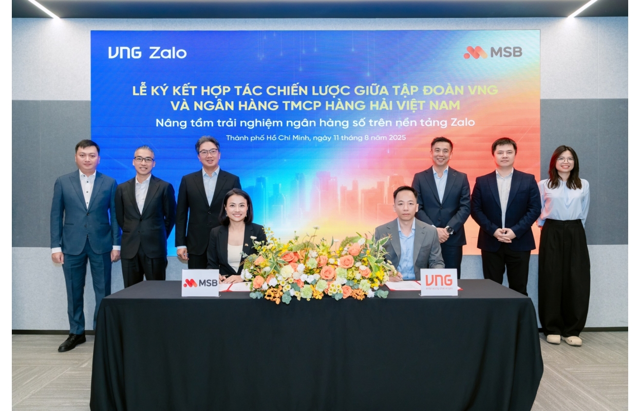 Lễ Ký Kết Hợp Tác VNG & MSB