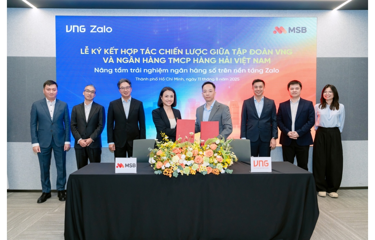 Lễ Ký Kết Hợp Tác VNG & MSB