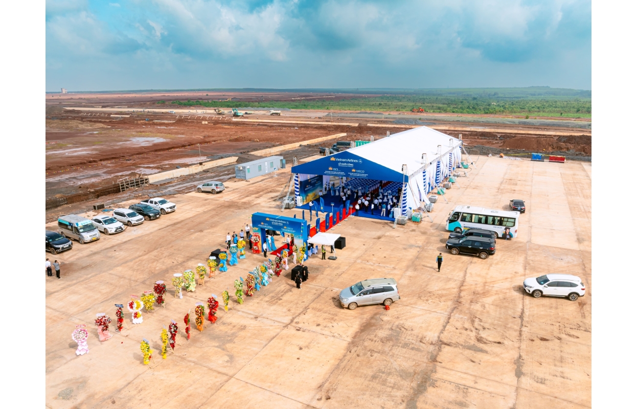 Hình Flycam Lễ Khởi Công VACS & VAECO