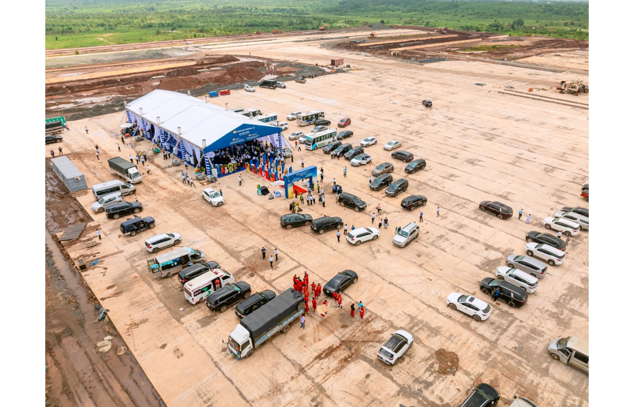 Hình Flycam Lễ Khởi Công VACS & VAECO