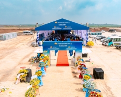 Hình Flycam Lễ Khởi Công VACS & VAECO