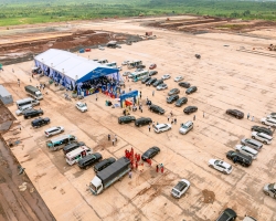 Hình Flycam Lễ Khởi Công VACS & VAECO